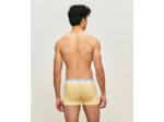 Boxer en coton jaune