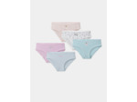 Lot de 5 culottes imprimées ou uni Fille