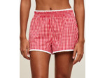 Short en coton vichy