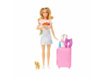 BARBIE - COFFRET POUPÉE MALIBU EN VOYAGE