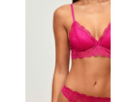 Soutien-gorge triangle push-up en dentelle