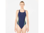 Maillot de bain 1 pièce natation Femme - Kamyleon bleu vert