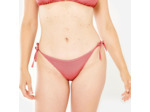 Bas de maillot de bain culotte nouée femme surf sofy rose