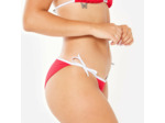 Bas de maillot surf culotte nouée éponge Femme - Sofy rose