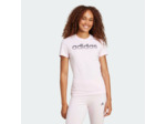 T-shirt imprimé en coton femme, rose