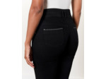 Pantalon 7/8 slim uni NOIR Femme