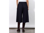 Pantalon mi-long Jupe-culotte uni MARINE Femme