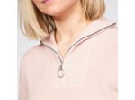 Pull golf 1/2 ZIP Femme - MW500 rose