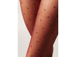 Collant Voile 20 Deniers à Motifs Pois