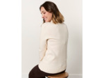 Pull fin uni ECRU Femme