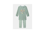 Chemise de nuit verte imprimée pour fille