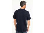 Pull col polo manches courtes Ajoure