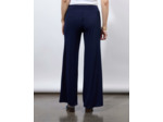 Pantalon long large uni MARINE Femme