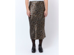 Jupe courte imprimé léopard MARRON