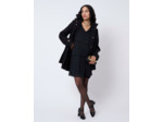 Robe courte unie NOIR