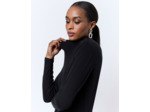 Sous-pull manches longues uni NOIR Femme