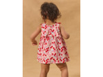Robe body imprimée cerises coeurs
