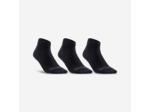 Chaussettes de sport mi-hautes artengo rs 160 noir lot de 3