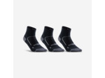 CHAUSSETTES DE SPORT MI-HAUTES ARTENGO RS 900 NOIR BLANC LOT DE 3