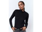 Sous-pull manches longues uni NOIR Femme