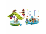 AIRE DE JEUX POUR CHIENS ET PERSONNAGES PLAYMOBIL MY LIFE 71745
