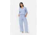 Chemise oversize rayée en jersey