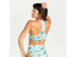Haut de maillot de bain brassière Femme - Ana leoplant turquoise