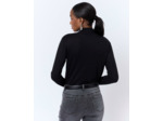 Sous-pull manches longues uni NOIR Femme