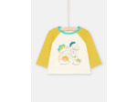 Tee-shirt manches longues ivoire bébé garçon