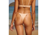 Maillot de bain bikini string matière irisée effet mouillé