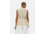 Gilet de costume long effet cascade