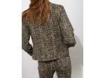 Blouson imprimé léopard BEIGE Femme