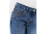 Jean cropped bootcut BLEU CLAIR Femme