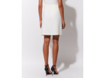 Jupe courte unie BLANC