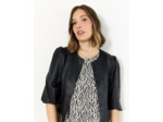 Veste courte unie NOIR Femme
