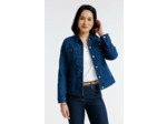 Veste en denim brodé