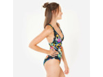 Maillot de bain de surf 1 pièce fleuri Femme - Isa azalea multicolore