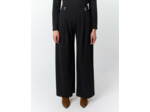 Pantalon long large uni NOIR Femme