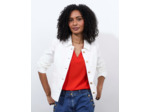 veste chemise unie BLANC Femme