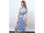 Robe courte imprimée BLEU