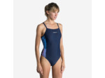 Maillot de Bain de Natation une pièce femme Kamyli CONF bleu