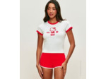 Short en jersey avec broderie Hello Kitty