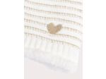 Snood à rayures dorées pour bébé fille