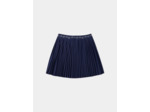 Jupe plissée bleu marine