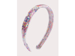 Serre-tête transparent à paillettes multicolores pour fille