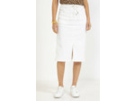 Jupe midi en coton viscose