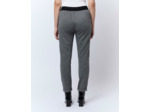 Pantalon 7/8 cigarette pied de puce GRIS Femme