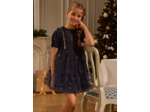 Robe marine en tulle
