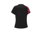 T-Shirt de Badminton Femme Lite 560 - Noir/Fluo