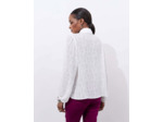 Blouse manches longues unie BLANC Femme